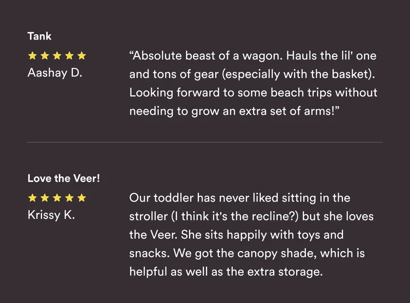 veer product reviews