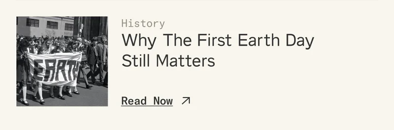 Why the First Earth Day Still Matters