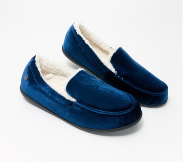 Revitalign Orthotic Faux-Fur Velvet Slippers - Waverly