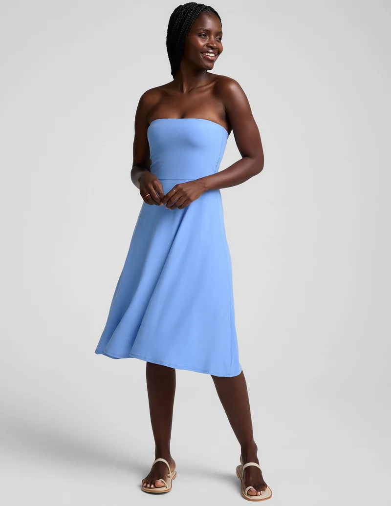 Image of Featherweight Strapless Dress