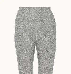 Spacedye Caught In The Midi High Waisted Legging in Silver Mist