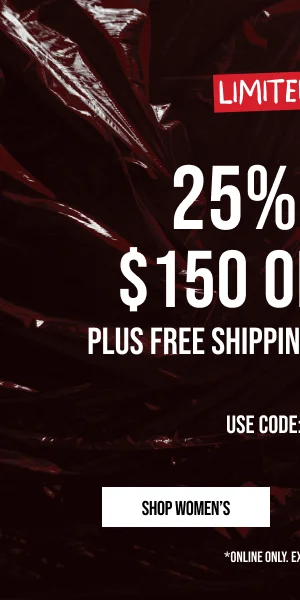25% off $150+ Shop Women's