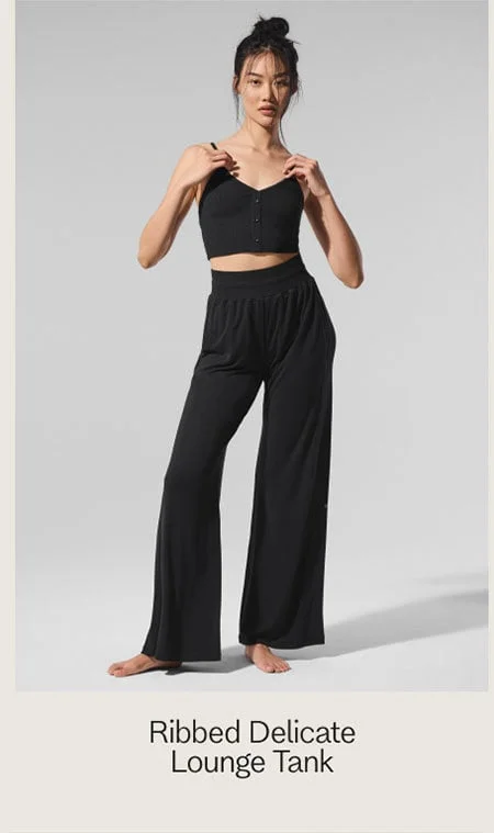 Ribbed Delicate Lounge Tank