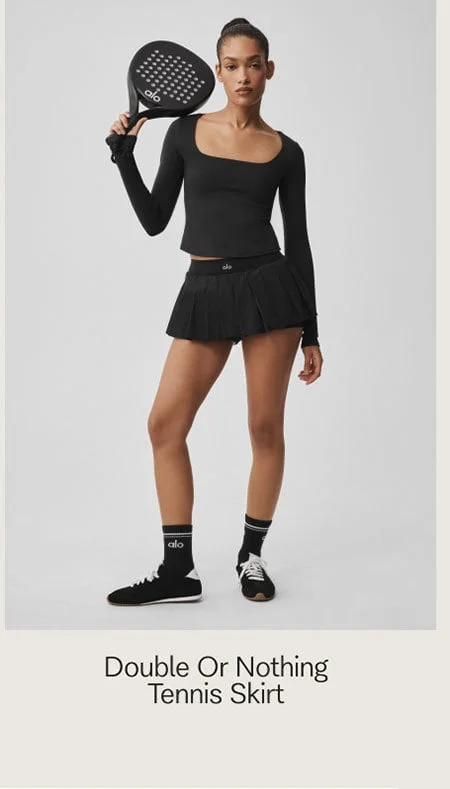 Double Or Nothing Tennis Skirt