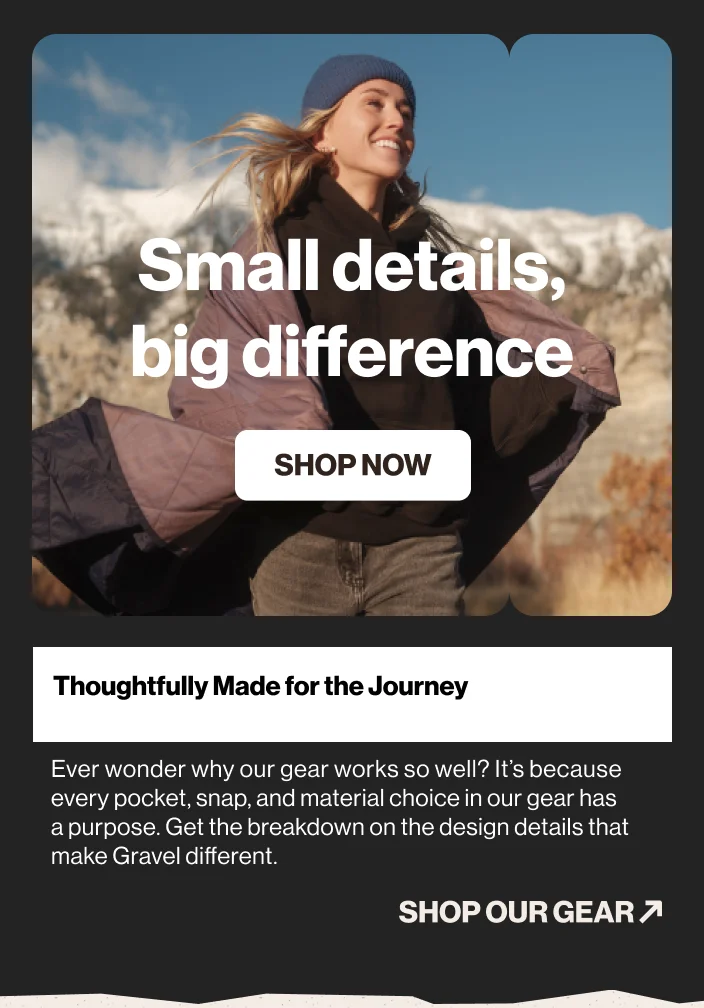 Gravel Travel | Return to Checkout