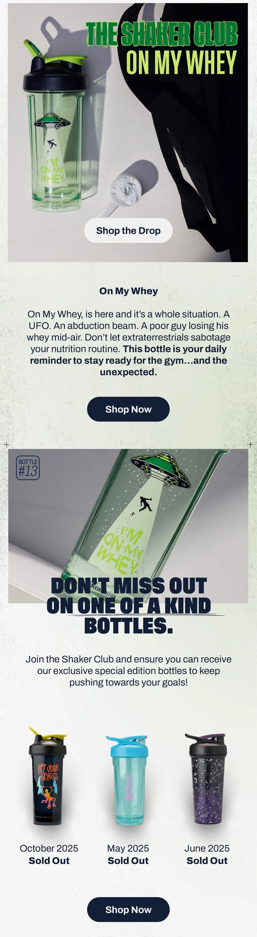 I'm On My Whey Product Page