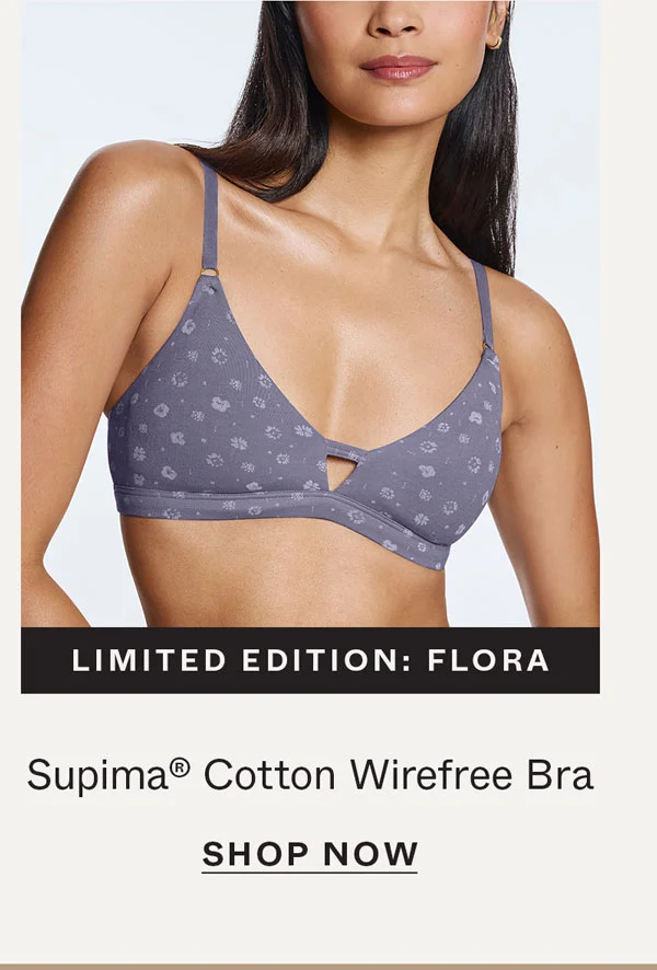 Supima® Cotton Wirefree Bra