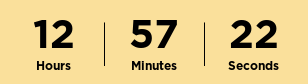 time is running out!