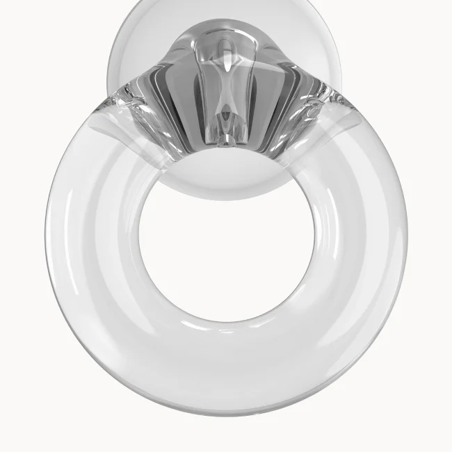 A Loop Engage earplug in Clear.