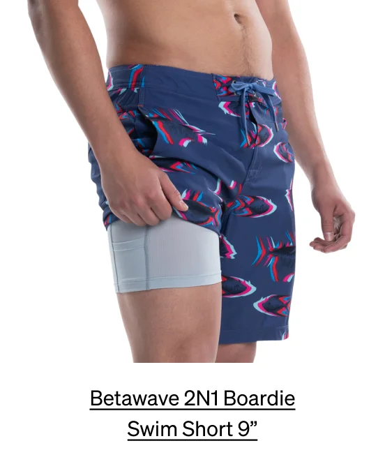 Betawave 2N1 Boardie Swim Shorts