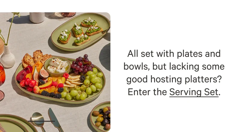 Shop Serving Set