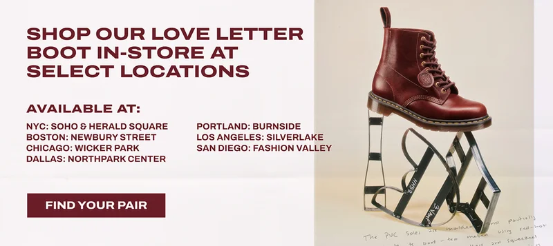 Shop 1460 Loveletter boot in store