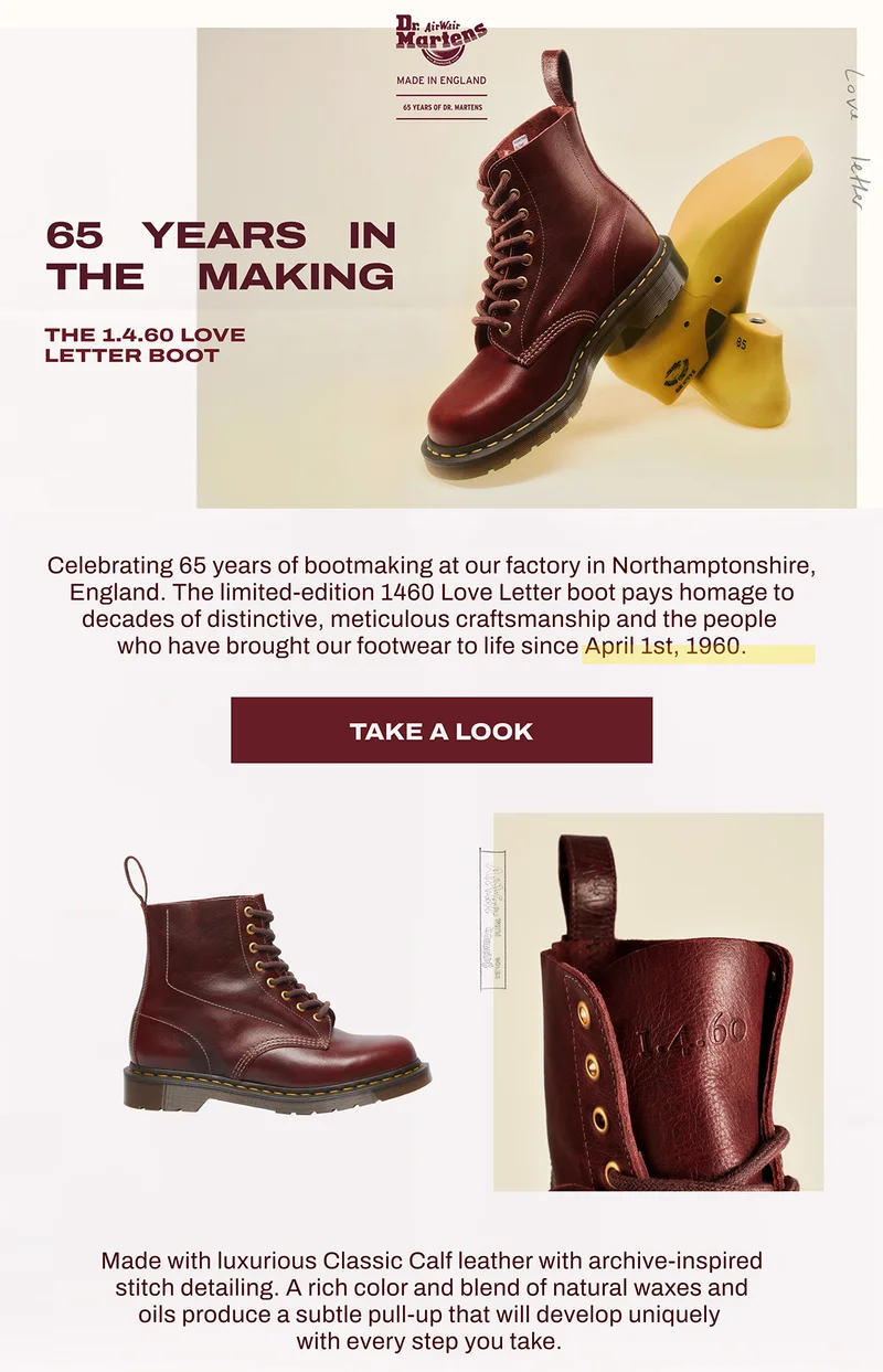 1460 Loveletter Boot