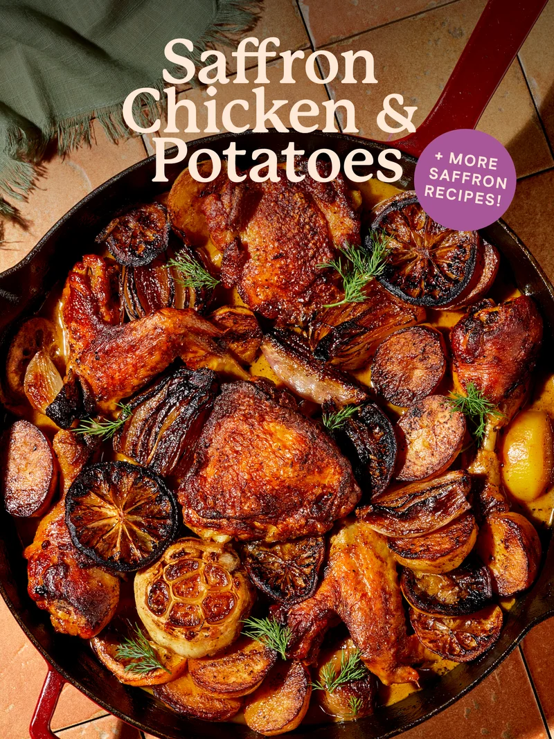 Saffron Chicken & Potatoes + more saffron recipes