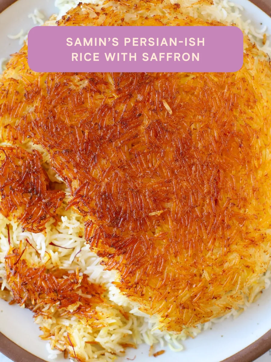 Samin's Persian-ish Rice With Saffron