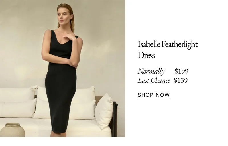Isabelle Featherlight Dress