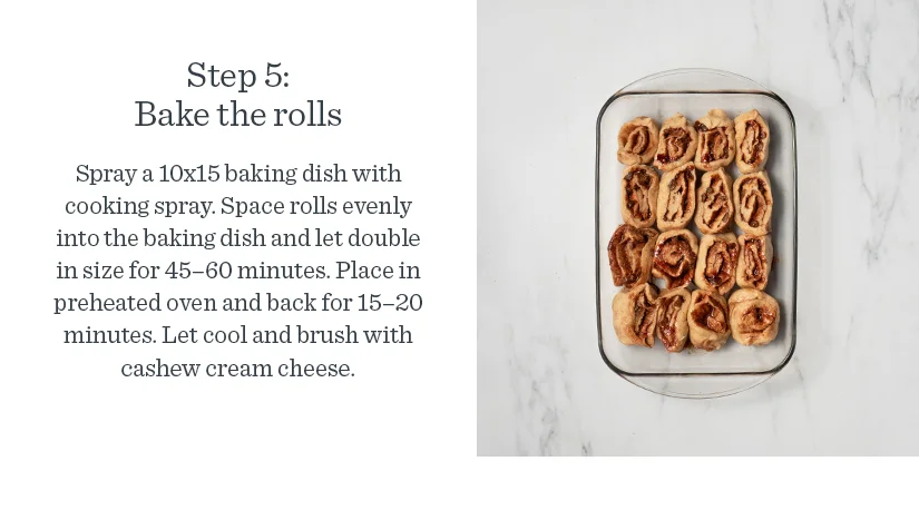 Step 5: Bake the rolls