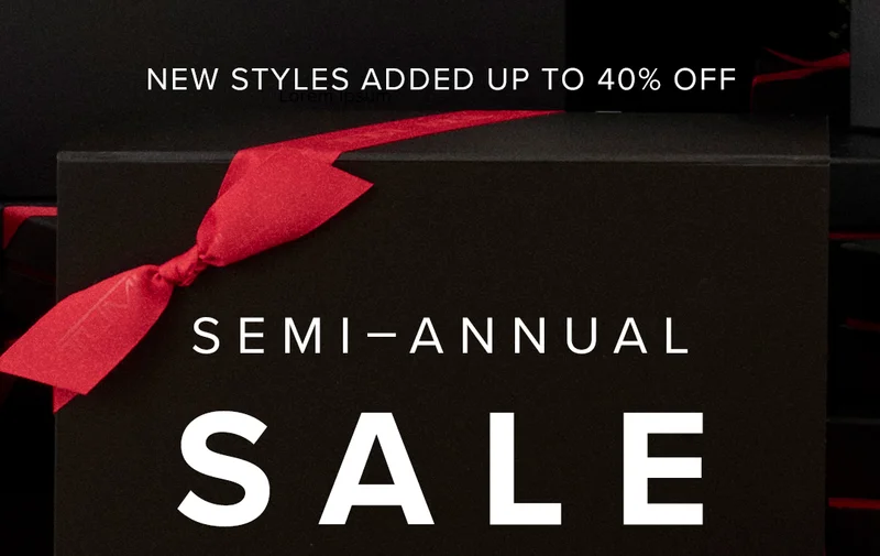 New Markdowns up to 40% Off