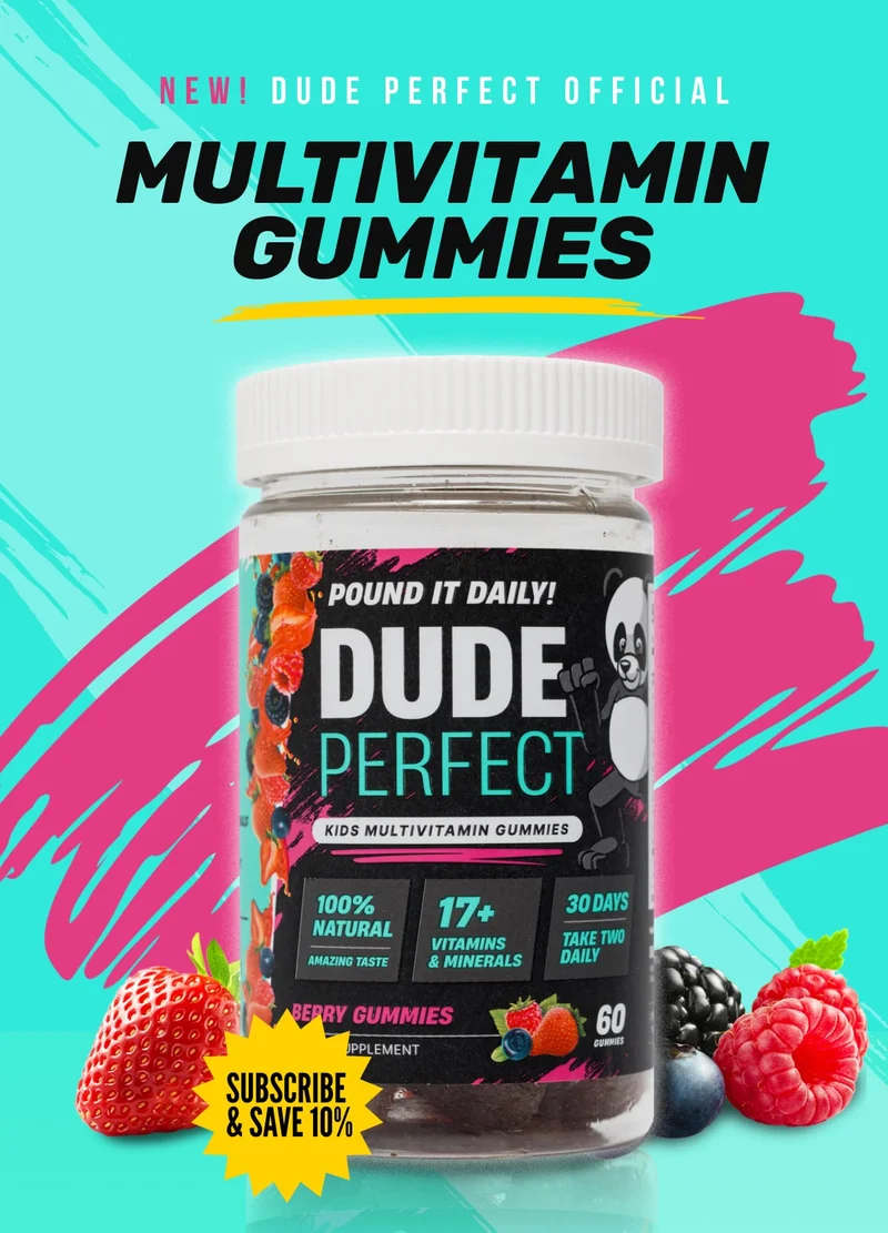 NEW! Dude Perfect Official Vitamin Gummies