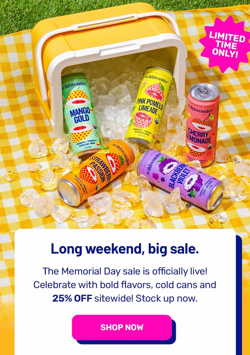 Shop the long weekend sale