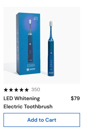 LED Whitening Electric Toothbrush [SHOP NOW]