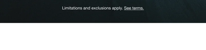 Limitations and exclusions apply. See terms.