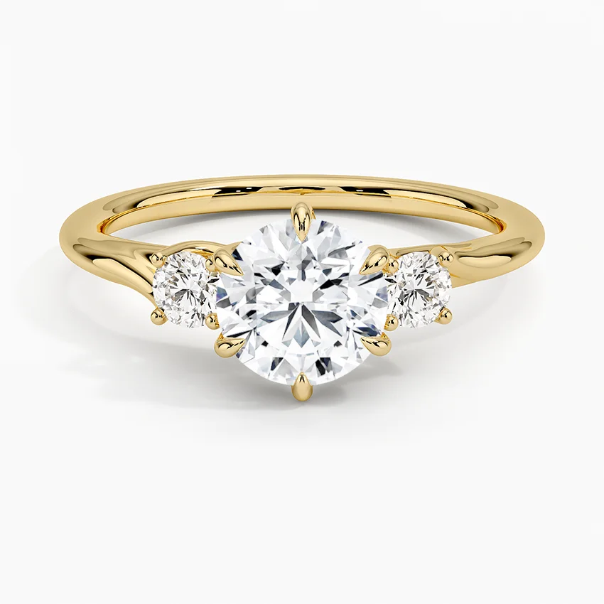 Delilah Three Stone Diamond Ring