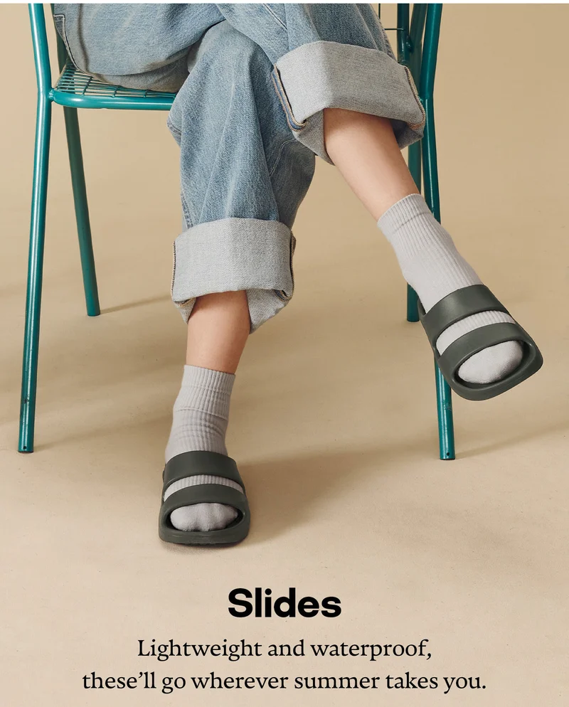 Slides | Lightweight and waterproof, these'll go wherever summer takes you.