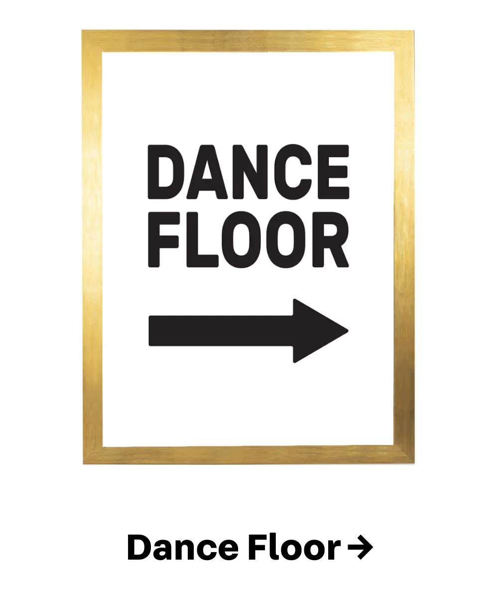 dance floor art print