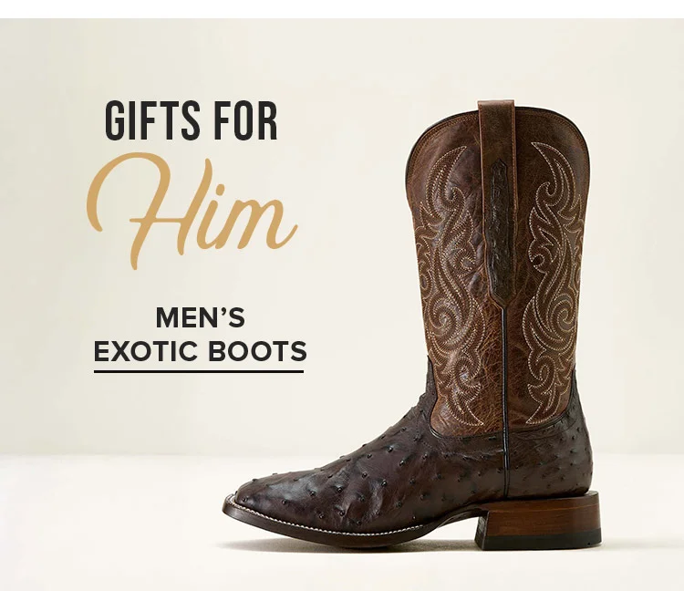 GIFTS FOR HIM | MEN'S EXOTIC BOOTS