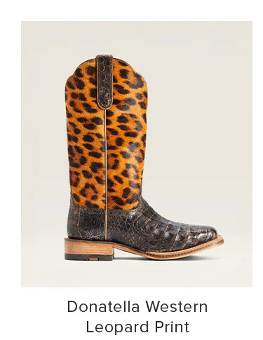 Donatella Western Leopard Print