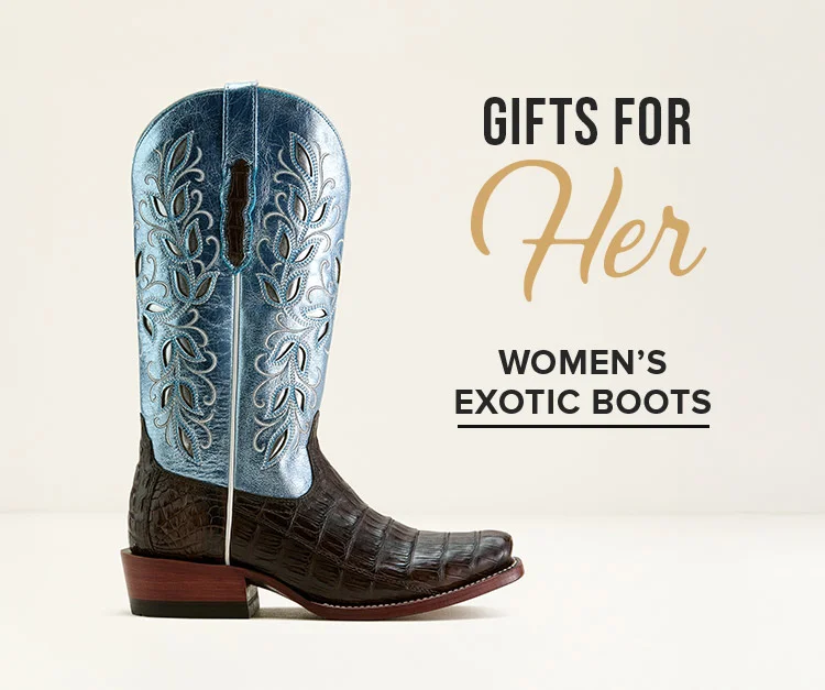 GIFTS FOR HER | WOMEN'S EXOTIC BOOTS