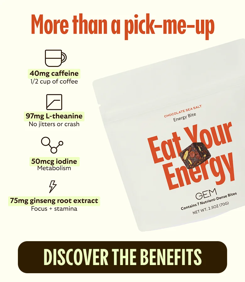 Energy Bite is more than a pick-me-up