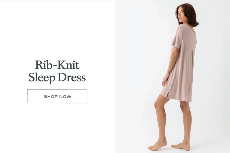 Shop The Rib-Knit Sleep Dress