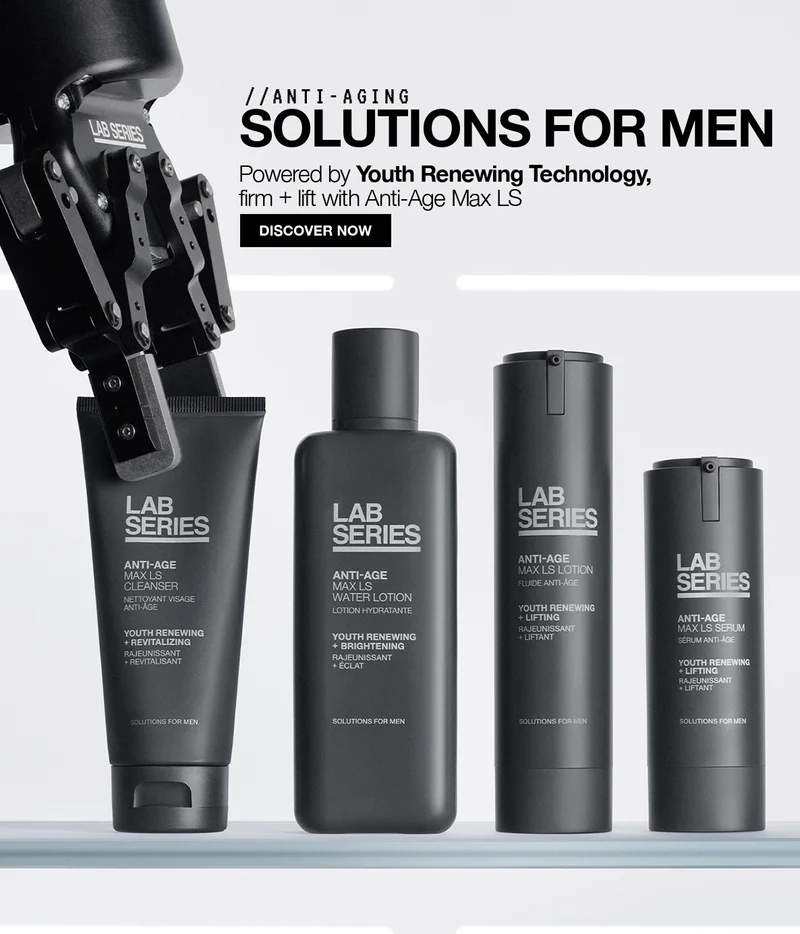 //ANTI-AGING SOLUTIONS FOR MEN | Powered by Youth Renewing Technology, firm + lift with Anti-Age Max LS | DISCOVER NOW