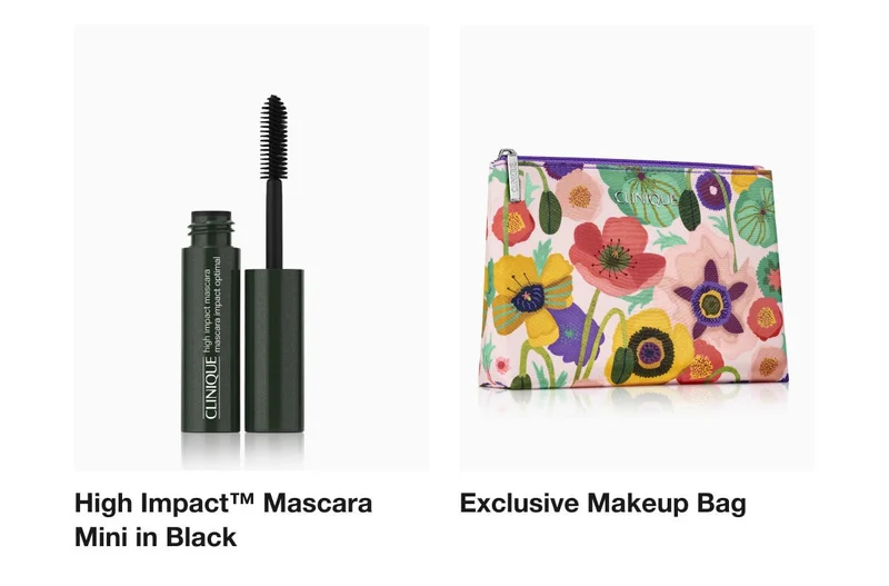 High Impact™ Mascara Mini in Black | Exclusive Makeup Bag