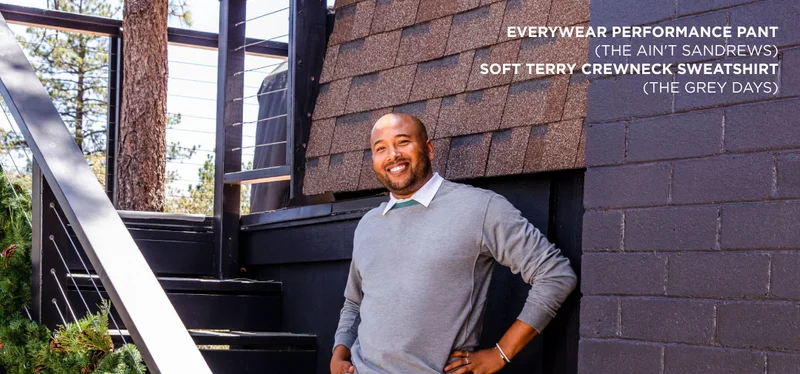 Soft Terry Crewneck Sweatshirt: The Grey Day