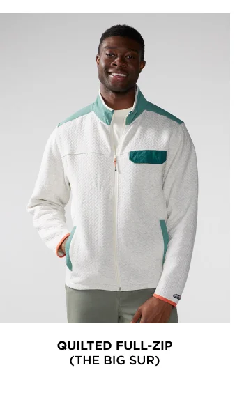 Quilted Quarter-Zip: The Big Sur