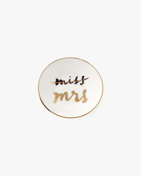 Miss To Mrs Ring Dish