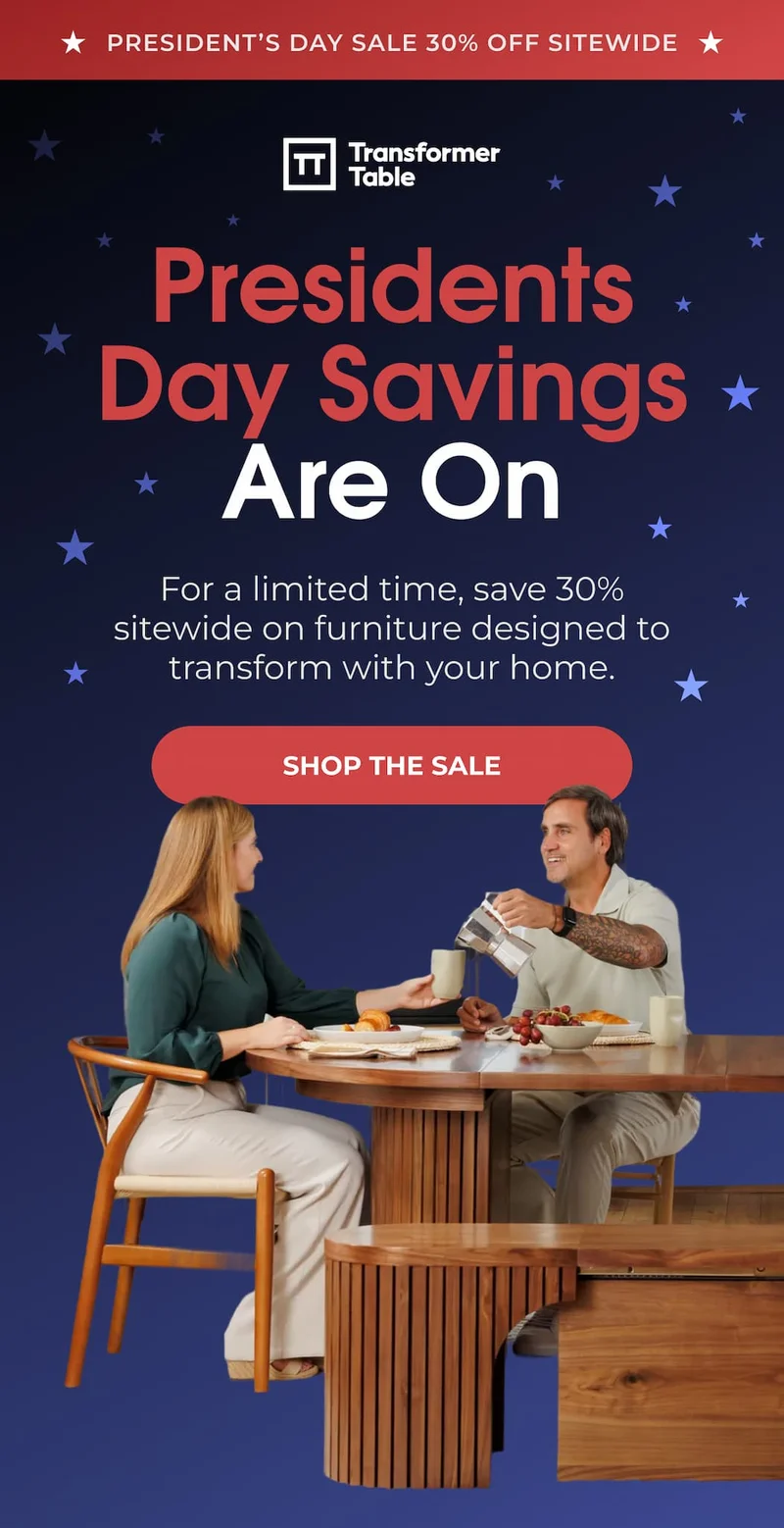 Presidents Day Savings Are On
