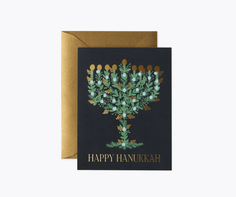 Porcelain mug with Hanukkah decorations