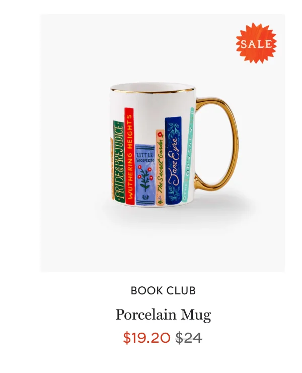 BOOK CLUB Porcelain Mug
