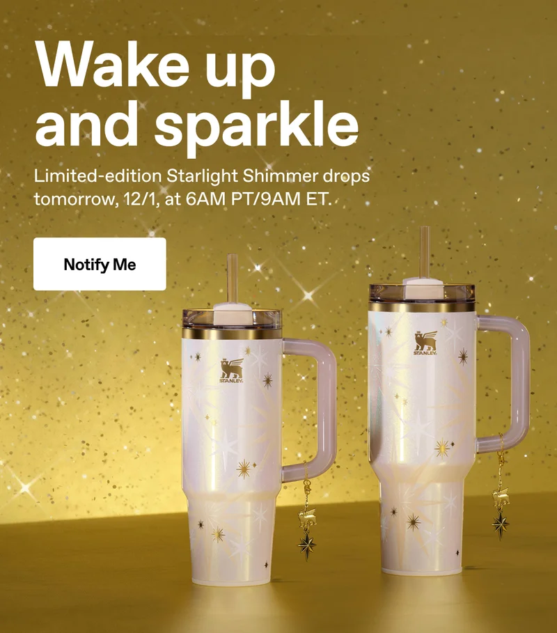 Wake up and sparkle. Limited-edition Starlight Shimmer drops tomorrow 12/1 at 6AM PT/9AM ET. Notify Me.