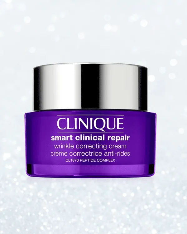Ultra-nourishing cream. Engineered to visibly reduce lines and wrinkles for supple, younger-looking skin. CLINIQUE SMART CLINICAL REPAIR TM WRINKLE CORRECTING CREAM STARTING AT $51.10