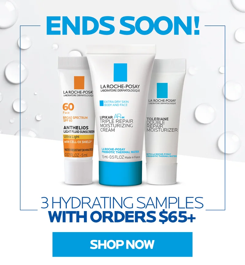 3 Hydrating Samples with orders $65+