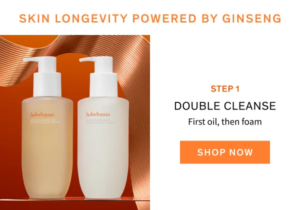 Step 1: Double Cleanse