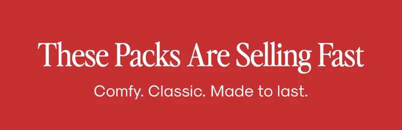 THESE PACKS ARE SELLING FAST