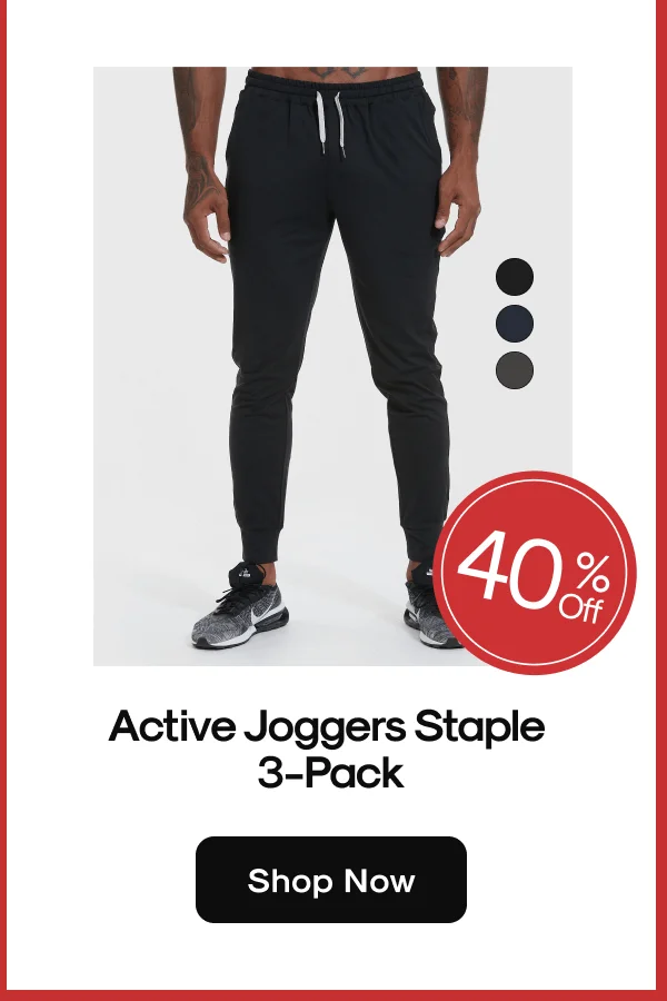 Active Joggers Staple 3-Pack