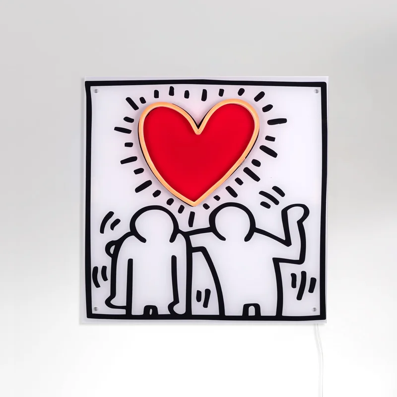 Image of Love People Yellowpop x Keith Haring, Led Neon Sign