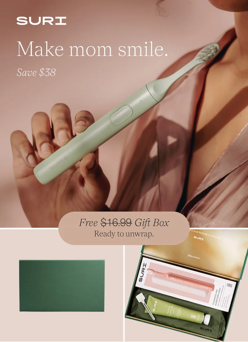 Make mom smile. Save $38 | FREE GIFT BOX READY TO UNWRAP